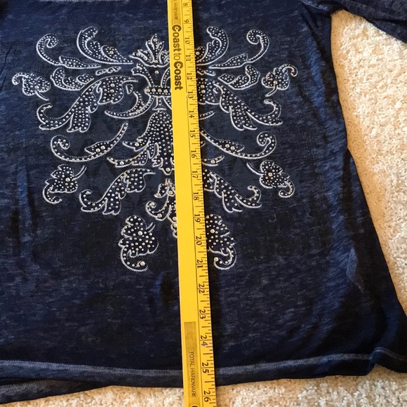 5/$25❗️Maurices embellished long sleeve. M - Picture 7 of 8